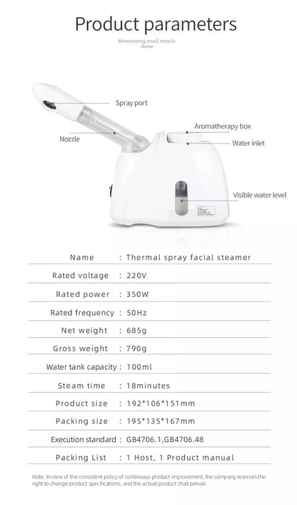 VamsLuna Ozone Facial Steamer