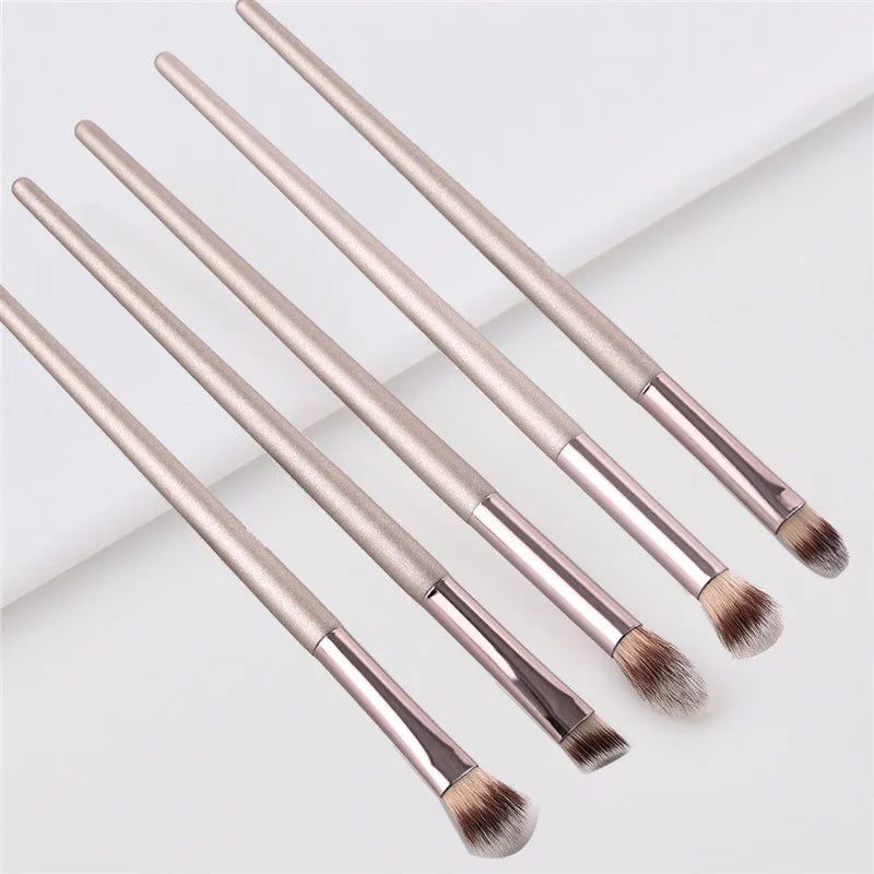 S-Fly Champagne Professional Makeup Brush Set