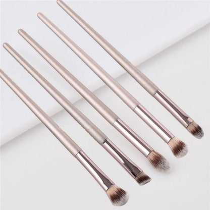 S-Fly Champagne Professional Makeup Brush Set