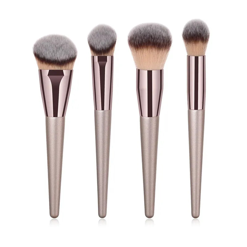 S-Fly Champagne Professional Makeup Brush Set