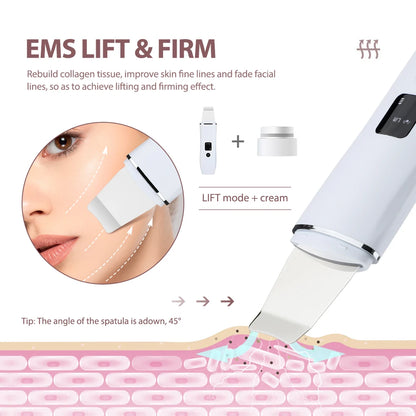 Hailicare Ultrasonic Facial Skin Scrubber