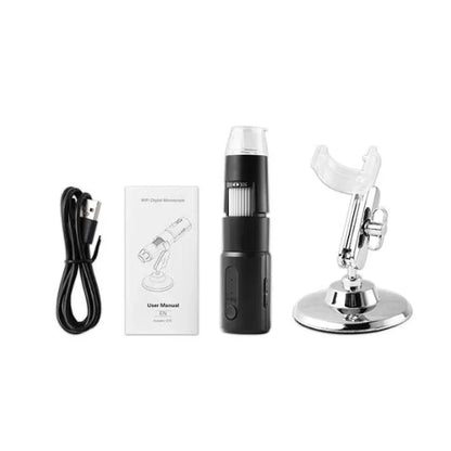 Dermatoscope Skin Analyzer Machine Digital Microscope Camera WiFi Wireless Electron Scalp Detection Pores Magnifier Facial 1000X