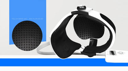 220V 3D Electric Head Massager Intelligent Air Pressure Vibration Finger Press Relaxation With Music Soothing Relax Helmet