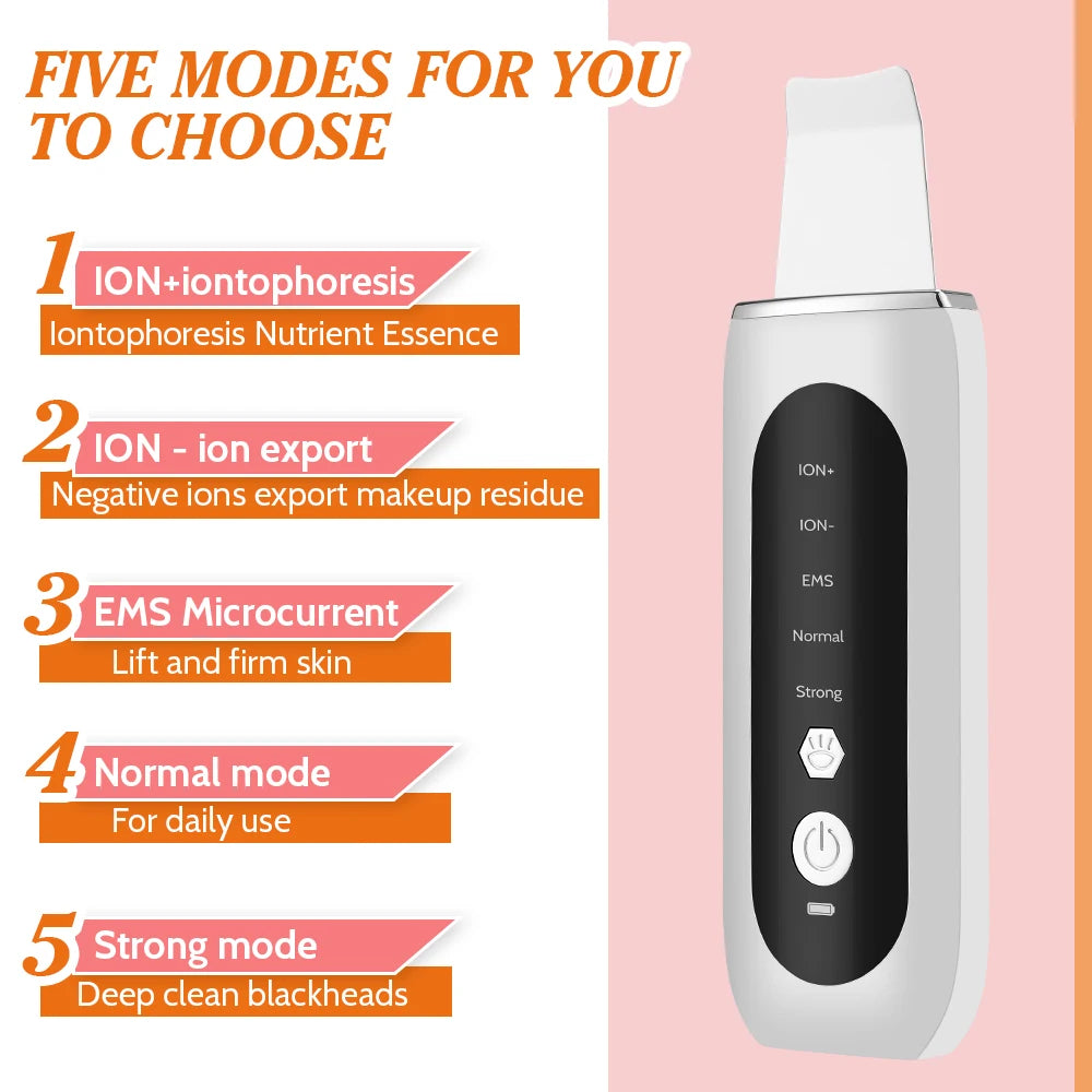 Hailicare Ultrasonic Facial Skin Scrubber