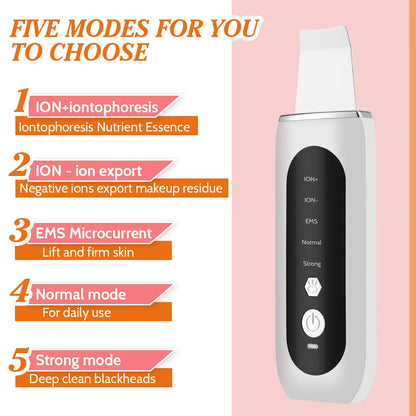 Hailicare Ultrasonic Facial Skin Scrubber