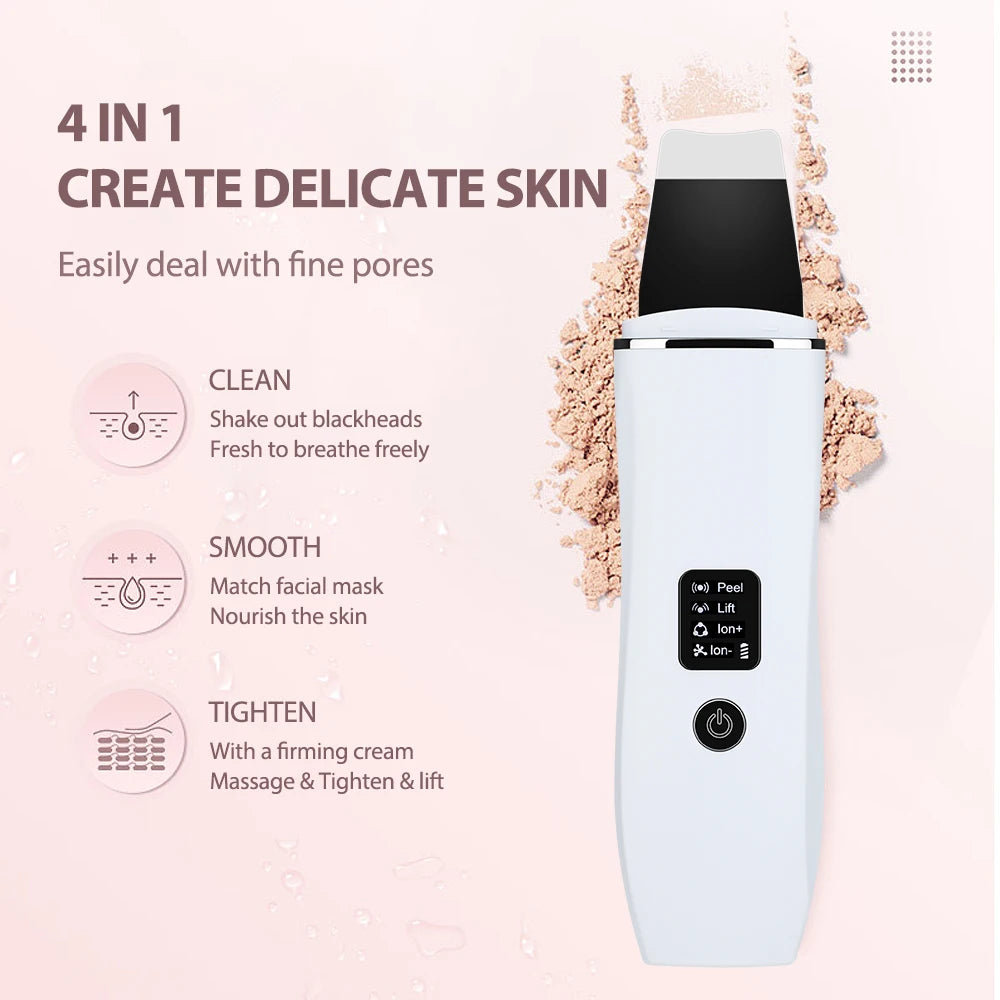 Hailicare Ultrasonic Facial Skin Scrubber