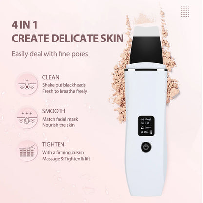 Hailicare Ultrasonic Facial Skin Scrubber