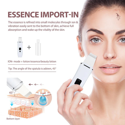 Hailicare Ultrasonic Facial Skin Scrubber