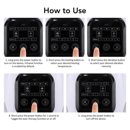 Agdoad 3-in-1 Infrared Knee & Joint Massager