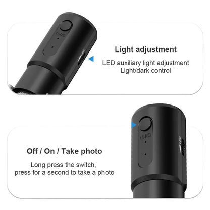 Dermatoscope Skin Analyzer Machine Digital Microscope Camera WiFi Wireless Electron Scalp Detection Pores Magnifier Facial 1000X