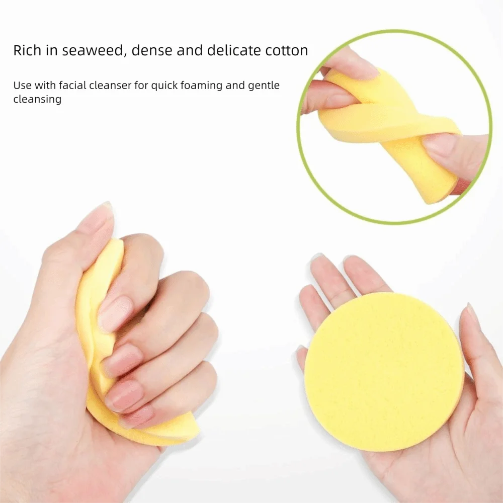 PurePore Compressed Facial Sponges (50 Pcs)
