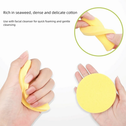 PurePore Compressed Facial Sponges (50 Pcs)