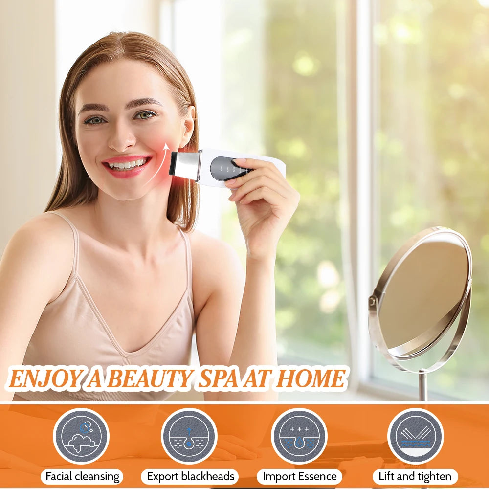 Hailicare Ultrasonic Facial Skin Scrubber
