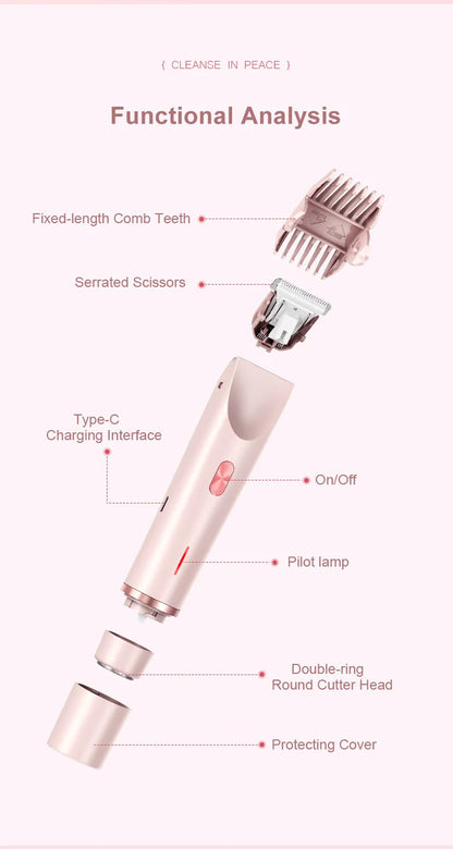 LuminaGlide Dual-Action Body Trimmer
