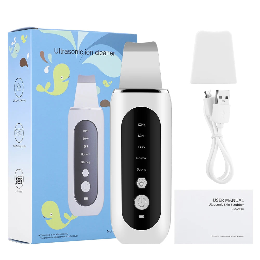Hailicare Ultrasonic Facial Skin Scrubber