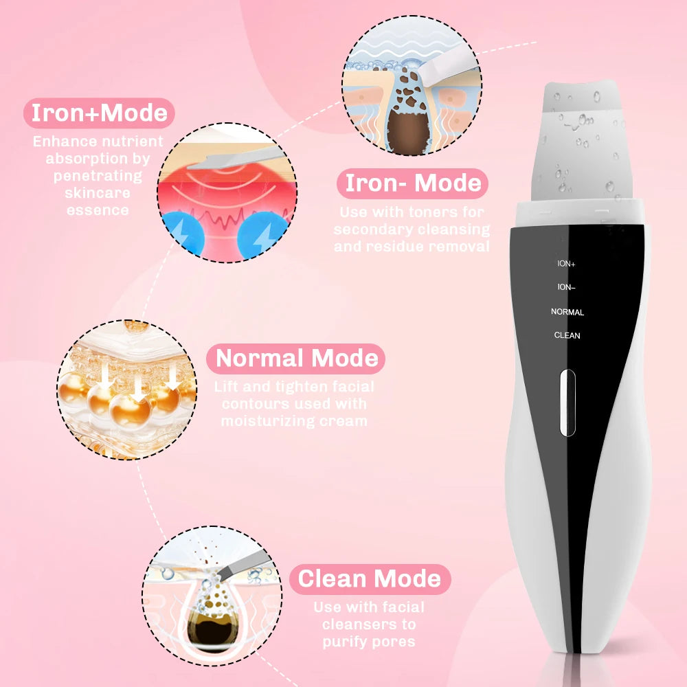 Hailicare Ultrasonic Facial Skin Scrubber