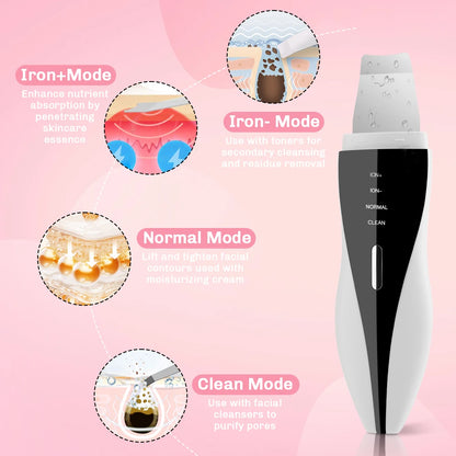 Hailicare Ultrasonic Facial Skin Scrubber