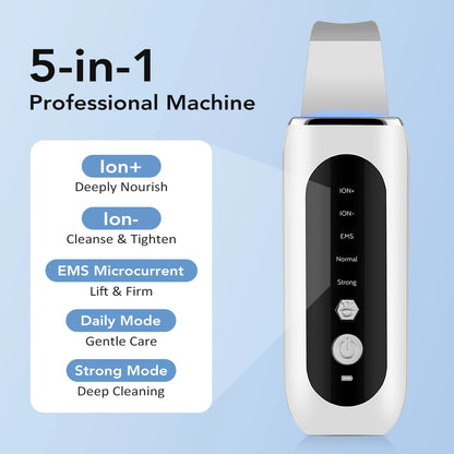 Hailicare Ultrasonic Facial Skin Scrubber