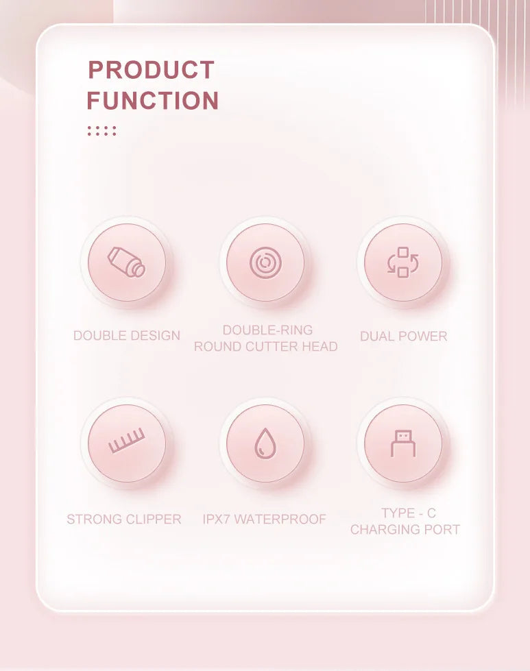 LuminaGlide Dual-Action Body Trimmer