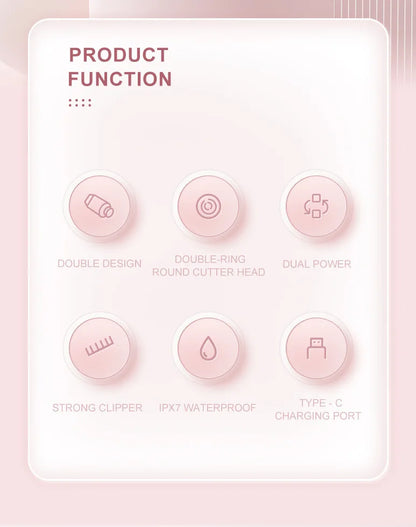 LuminaGlide Dual-Action Body Trimmer