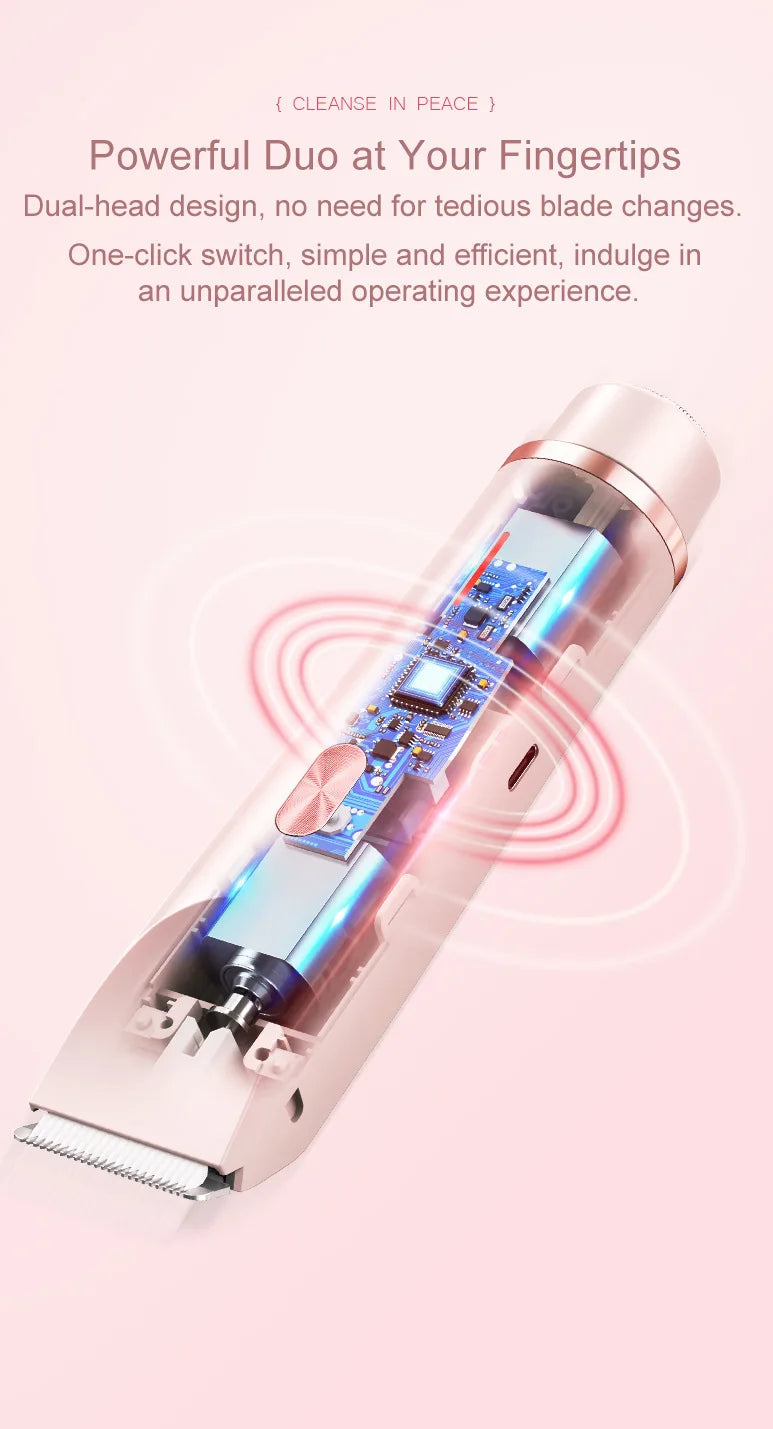 LuminaGlide Dual-Action Body Trimmer