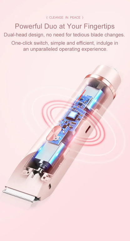 LuminaGlide Dual-Action Body Trimmer
